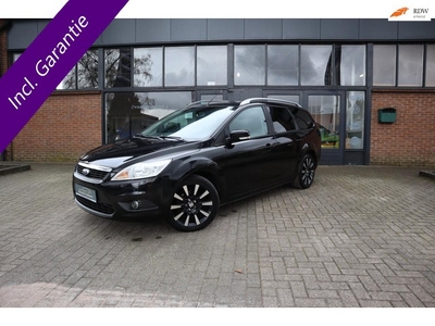 Ford Focus Wagon 1.8 Ghia, Black magic, LMV, Half leder