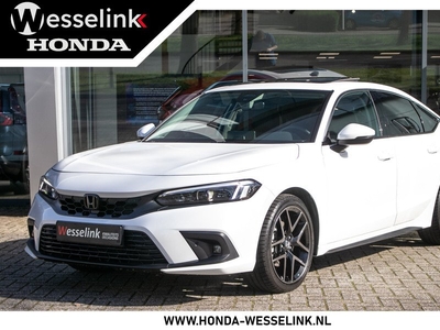 Honda Civic 2.0 e:HEV Advance Automaat -All in rijklaarprijs | Schuif/kanteldak | Lederen bekl. | Bose audio | Dyn. light