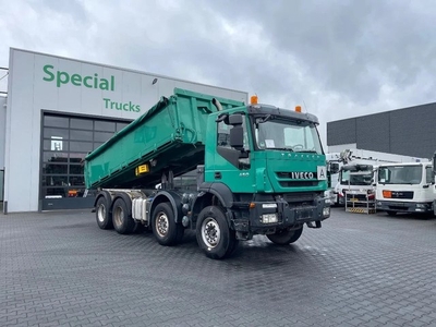 Iveco Trakker 450 8x4 EEV + Meiller 3 Way kipper (bj 2011)