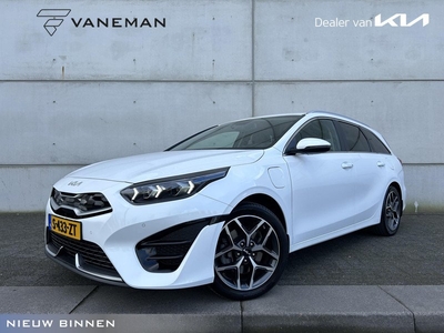 Kia Ceed Sportswagon 1.6 GDI PHEV DynamicPlusLine Automaat | Camera | Navi | Stuur-/Stoelverwarming | H-Leder | Clima | 17” Velgen | Trekhaak | PDC | Cruise | LED |