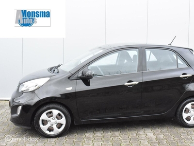 Kia Picanto 1.0 CVVT Bus.Line Navigator 2015 Zwart Airco Navi Multistuur APK 02-2025