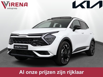 Kia Sportage 1.6 T-GDi Plug-in Hybrid AWD GT-Line - UIT VOORRAAD LEVERBAAR - Schuif-/kanteldak - Stoel-/stuuverwarming - Fabrieksgarantie tot 04-2031