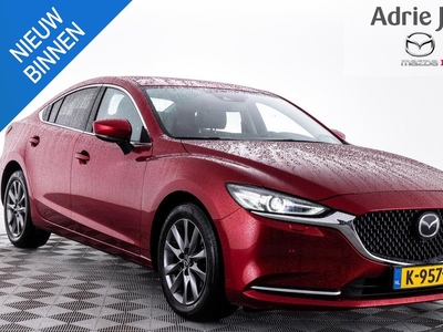 Mazda 6 2.0 SkyActiv-G 165 Comfort | AUTOMAAT | LEDER | APPLE CARPLAY | BOSE AUDIO | DODEHOEK DETECTIE | PARKEERSENSOREN | BOSE AUDIO | STOELVERWARMING |360 CAMERA |