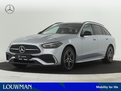 Mercedes-Benz C-Klasse Estate 300 e AMG Line | Nightpakket | Memorypakket | KEYLESS GO-comfortpakket | Verwarmde stoelen vooraan | USB-pakket | Parkeerpakket met 360°-camera | EASY PACK achterklep | DIGITAL LIGHT |