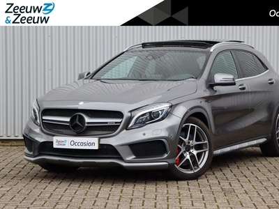 Mercedes-Benz GLA-klasse AMG 45 4MATIC | Panorama dak | Achteruitrijcamera | elektrische bestuurdersstoel | LED koplampen | elektronische achterklep |