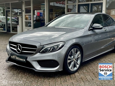 Mercedes C-klasse 180 AMG-Line Led, Leer, Climat, Burmester, Pdc, LM..