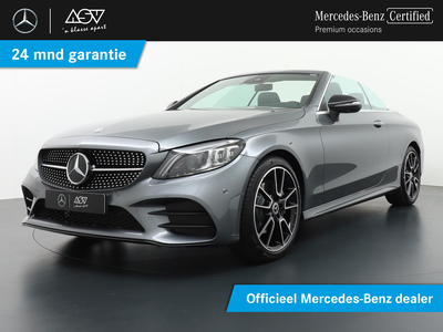 MERCEDES C-KLASSE Cabrio 180 AMG Line | Sfeerverlichting | Memory Seats | Airscarf | Windscherm | Night Pakket