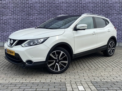 Nissan QASHQAI 1.2 Tekna / Trekhaak / Panoramadak / 360Camera / Leder / Keyless / DAB / Cruise Control / Navigatie