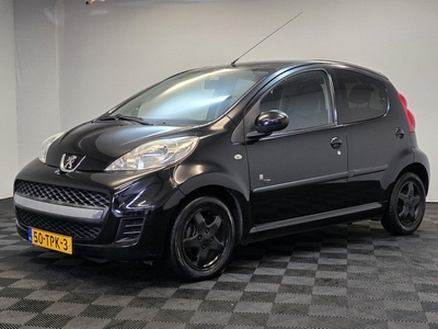 Peugeot 107 1.0-12V Black & Silver | Airco | Half leder |