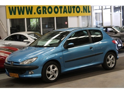 Peugeot 206 1.6-16V XS Lederen interieur, Stuurbekrachtiging