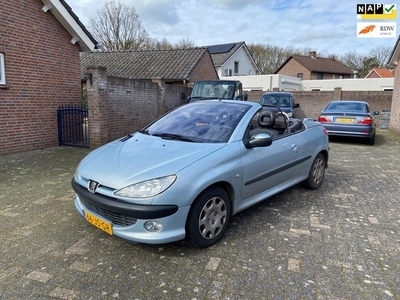 Peugeot 206 CC 1.6-16V cabrio airco leer enz