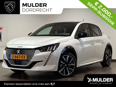 Peugeot e-208 5-deurs GT EV 3-FASEN 50kWh 136pk 16% BIJTELLING! PANODAK | KEYLESS ENTRY | ADAPTIVE CRUISE | TWO-TONE | NAVI | CAMERA | CLIMA | DAB+