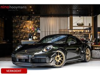 Porsche 911 3.8 Turbo S | Aerokit | Liftsysteem | Burmester | Darkolive PTS | Stoelventilatie | PASM | Sportuitlaat