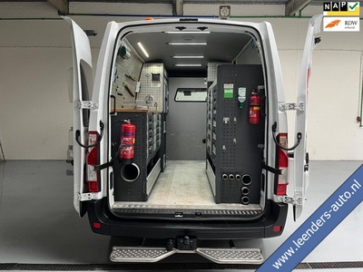 Renault Master SERVICEWAGEN T35 2.3 DCI 145PK EURO6 L2H2 VICTRON V230 BOTT INRICHTING AIRCO STANDKACHEL TREKHAAK RIJKLAARPRIJS!