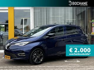 Renault ZOE R135 Iconic 52 kWh , NL-Auto, Stoel & stuur verwarming, Draadloze Apple Carplay & Android Auto, Park assist, Lichtmetaal 17'', Dodehoek detectie, DAB, LED, Cruise, Clima