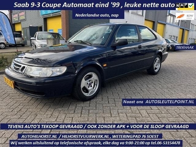 Saab 9-3 Coupé 2.0 S Automaat, trekhaak, DIVERSE AUTO'S