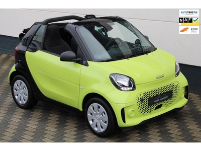 Smart Fortwo cabrio EQ 18 kWh Airco Stoelverwarming LED BTW