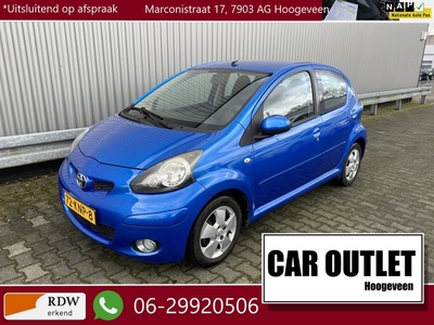 Toyota Aygo 1.0-12V Dynamic Blue 5-Drs, A/C, Elec.ramen, Centr.vergr. – Inruil Mogelijk –