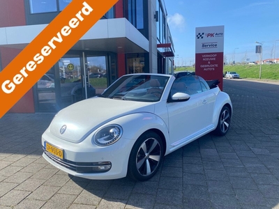 Volkswagen Beetle Cabriolet 1.2 TSI Design BlueMotion | Navi | Leer | 87.571 km Dealeronderhouden