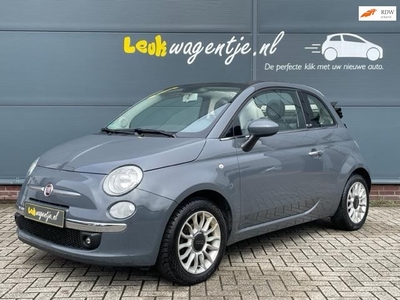 Fiat 500 C 1.2 Lounge Cabrio *zwarte kap *p-sens. *VERKOCHT*