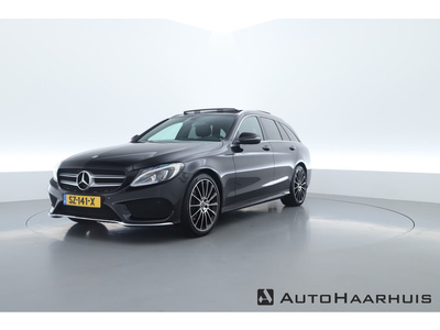 Mercedes-Benz C-Klasse Estate 180 AMG pakket | Pano | Navi | Camera | Burmeister | 19'' | Afn. Trekhaak