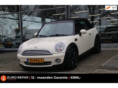 Mini Mini Cabrio 1.6 One Pepper NL-AUTO NAP AIRCO!