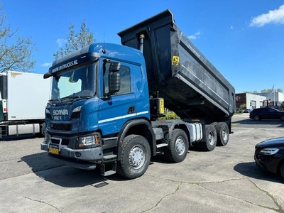 Scania P410 8X4 - STEEL SUSPENSION - BIG AXLES - ONLY