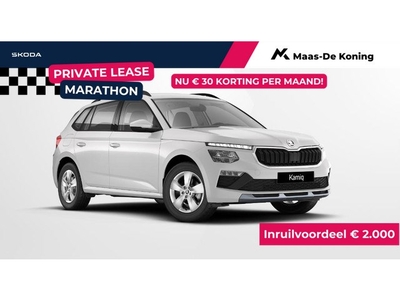 Skoda Kamiq 1.0 TSI Selection Privatelease vanaf €404,- per