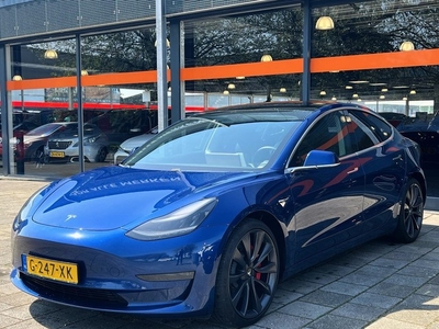 Tesla Model 3 BWJ 12-2019 / 463PK Performance 75 kWh / Pano