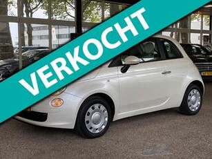 Fiat 500 1.2|AUT|1e eigenaar|Airco|Distr VV|Parelmoer|Topstaat|Trekhaak|Onderhoudshistorie|Unieke auto|1 jaar APK|Rijdt perfect