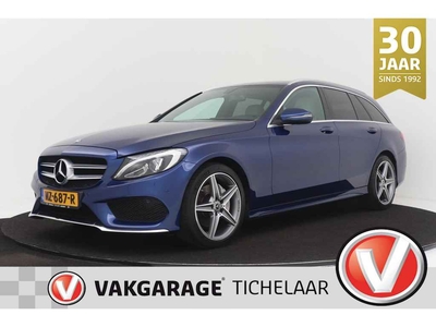 Mercedes-Benz C-Klasse Estate 180 AMG Sport Edition | Uitklap Trekhaak | Navigatie | Leer | NAP | Org NL |