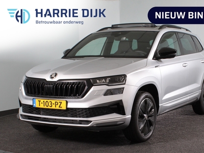 SKODA KAROQ 1.5 TSI 150 PK ACT Sportline Business - DSG Automaat | S/K-Panodak | Dig. Cockpit | Adapt. Cruise | Elek. Klep | Stuur-+Stoelverw. | Camera+PDC | NAV+App. Connect | ECC | LED | LM 18