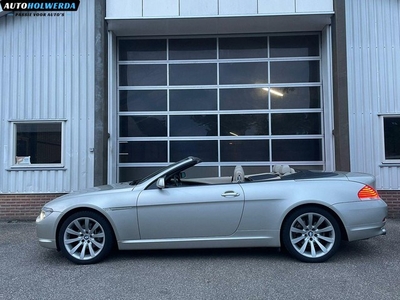 BMW 630ci cabriolet Mineral silber2de eigenaar H6 116dkm