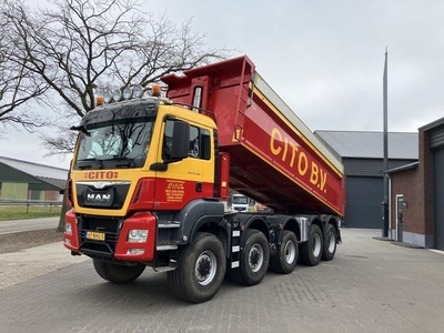 MAN TGS 10x8 kipper euro 6 met mileukleppen BS1092