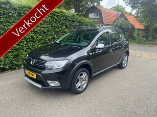 Dacia Sandero 0.9 TCe SL Stepway 8-'18 Zwart mett Nw staat