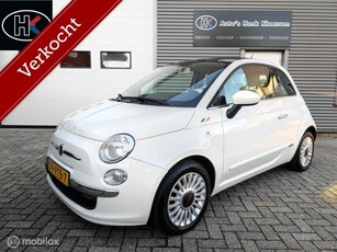 Fiat 500 1.2 Lounge Airco LM15 vast Glazen Panoramadak ????