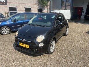 Fiat 500 1.2 Naked clima half leder enz