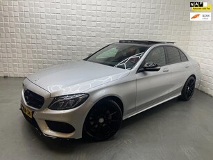 Mercedes-Benz C-klasse 200 AMG NIGHT PANO KEYLESS LEER NAP