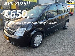 Opel Meriva 1.6 Essentia / goedkope auto apk 2025!! meeneem