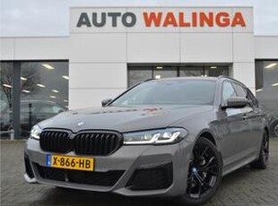 BMW 5-SERIE Touring 530e M Sport Laser light | Memory | Carplay | Keyless | 19 inch | a.Camera | HUD | Adaptive cr.| Alcantara | Stoelverw. | Ambient