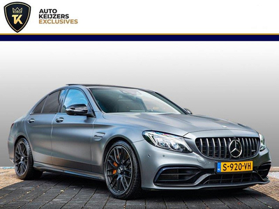 Mercedes-Benz C-Klasse 63 AMG S Keramisch Schaalstoelen Burmester Leer 360 Cam ACC Keyless 510PK!