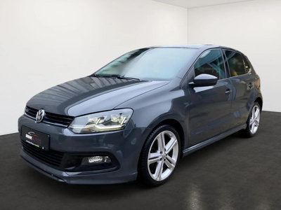 Volkswagen Polo Nardo grey 110pk R-line panodak camera clima pdc