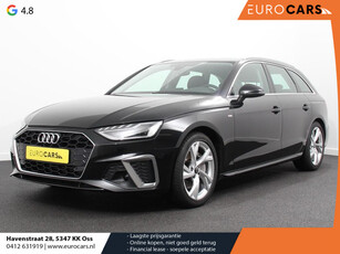 Audi A4 Avant 40 TFSI S Line Plus | Adaptive Cruise Control | Climate Control | LED | Navigatie | Parkeersensoren | Vitrual cockpit | Lichtmetalen velgen | Elektrische kofferbak | Line assist