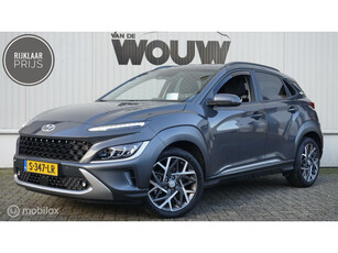 Hyundai Kona 1.6 GDI HEV Premium Navigatie | Elektr Stoelverst. | Stoel Verwarming + Koeling