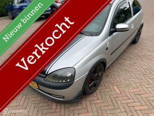 Opel Corsa 1.2-16V Sport Easytronic sport 2004 Grijs Zwart airco