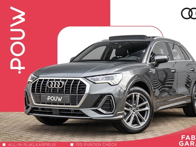 AUDI Q3 35 TFSI 150pk S-tronic S edition | Panoramadak | Sportstoelen | Stoelverwarming