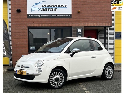 Fiat 500 0.9 TwinAir by Gucci cabrio. navi. airco