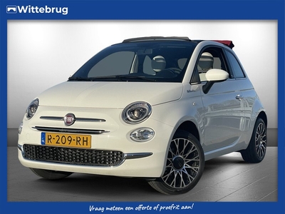 Fiat 500C 1.0 Hybrid Dolcevita | Cabrio | Lederen interieur | 16 inch Diamond velgen |