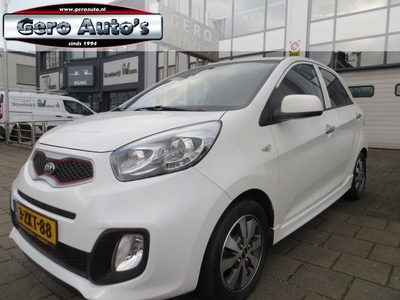 Kia Picanto 1.0 CVVT X-treme private glass zwart leder