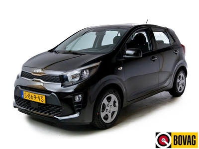 Kia Picanto 1.0 DPi ComfortLine Zwart , 5 X op voorraad Airco , Cruise control , DAB, FABRIEKSGARANTIE